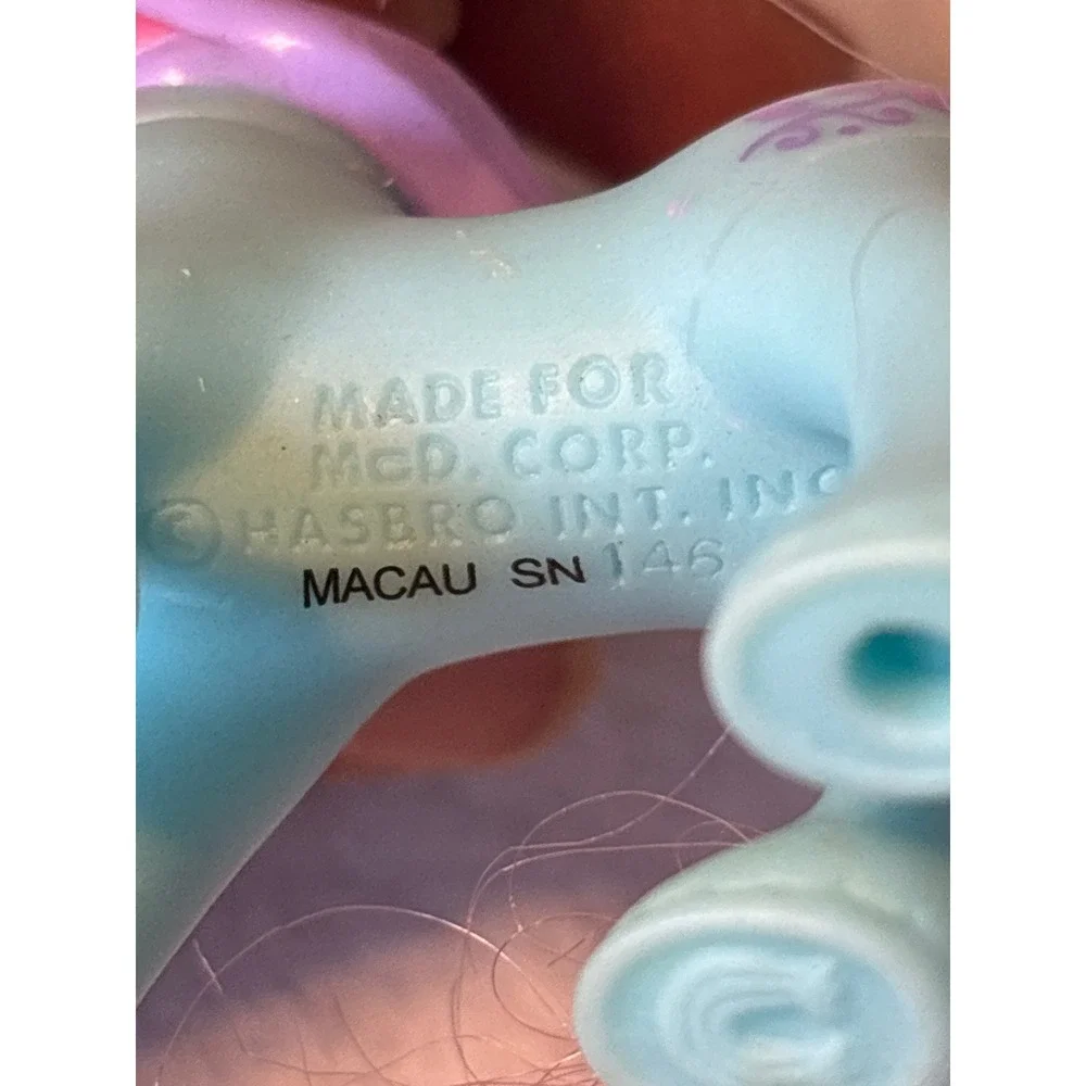 Vintage My Little Pony‎ Mini Horses Lot Pink Blue Hasbro 1996 McDonald's